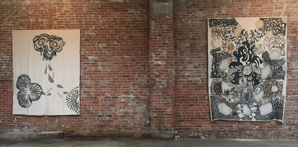 Installation view from the 2016 exhibition at The Garage, NYC.